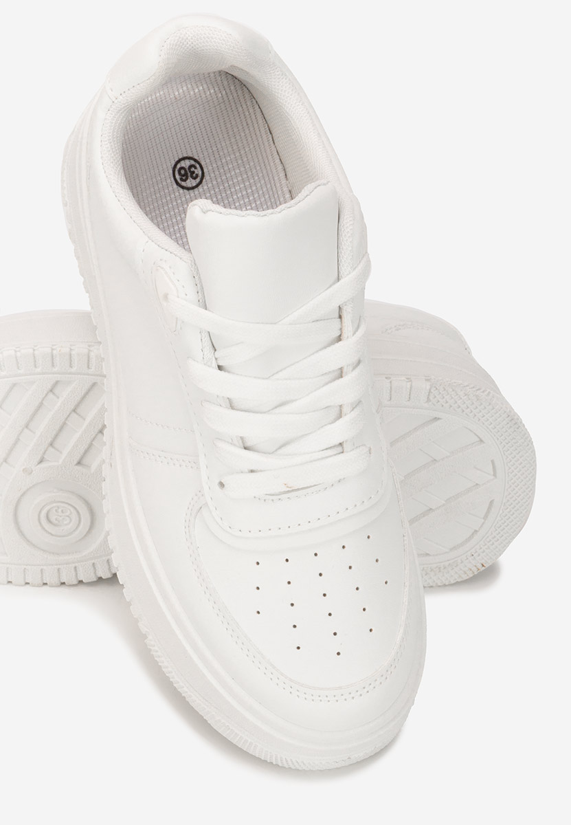Sneakers cu platformă Seminia albi