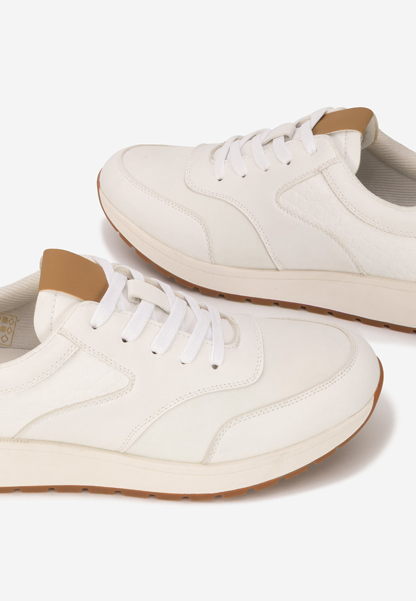 Sneakers barbati Kripton albi