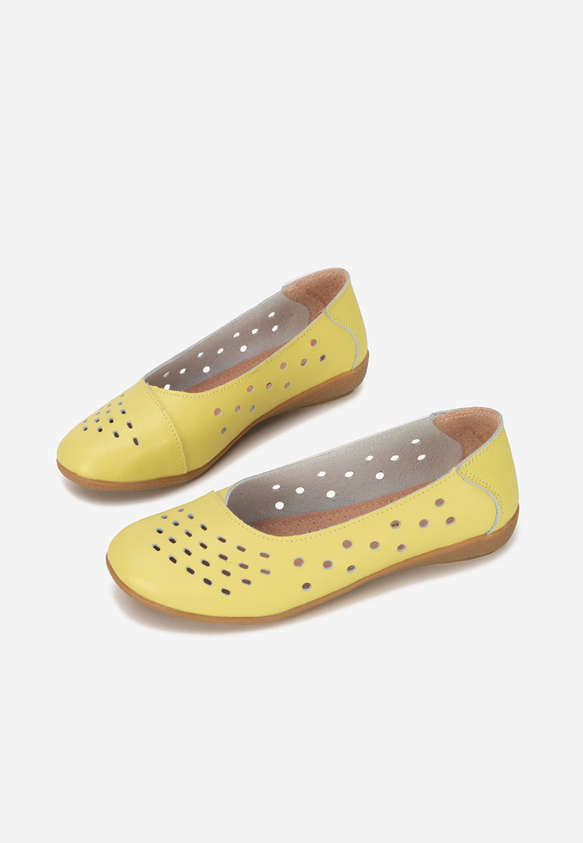 Balerini piele Andeia galbeni