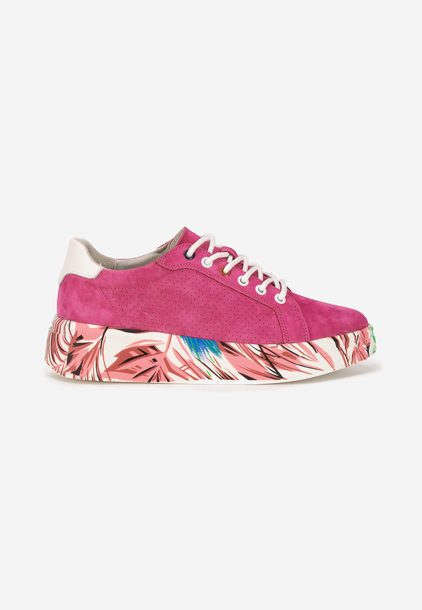 Sneakers dama piele Sandrina fucsia