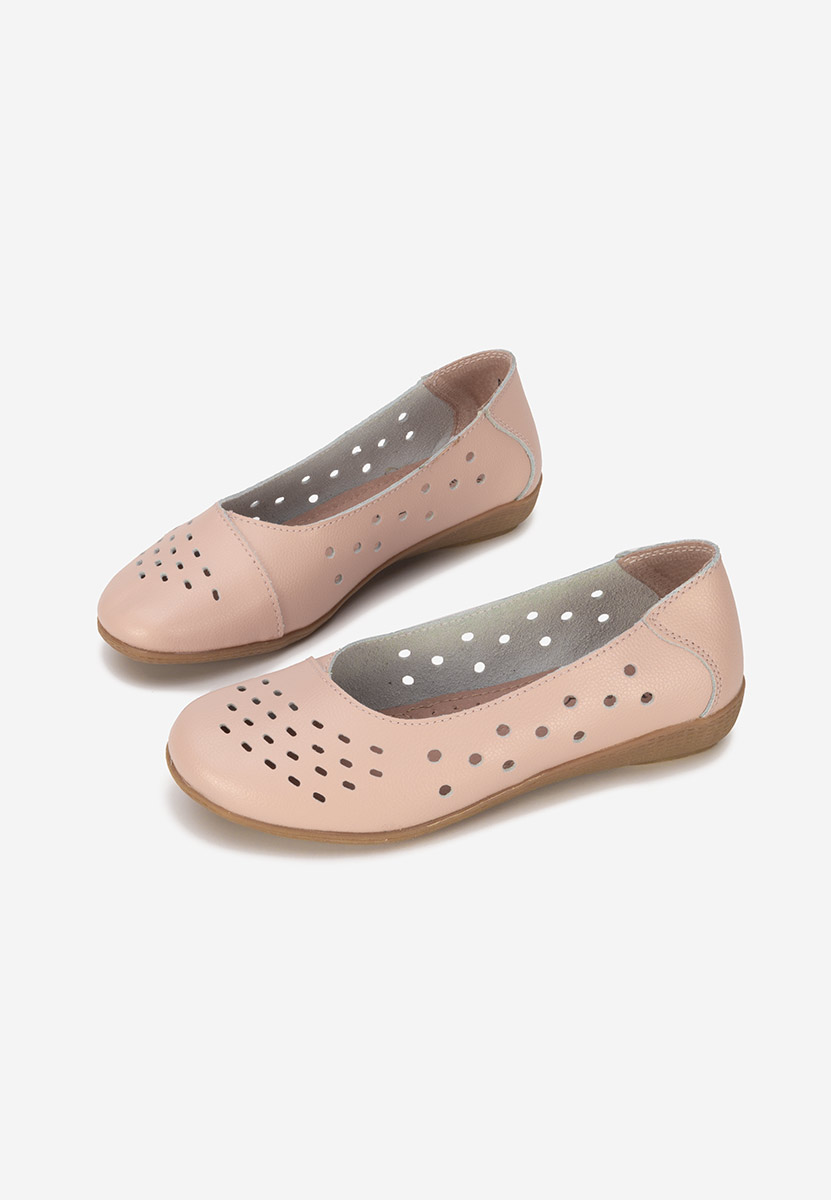 Balerini piele Andeia roz