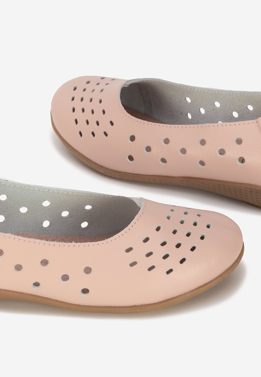 Balerini piele Andeia roz