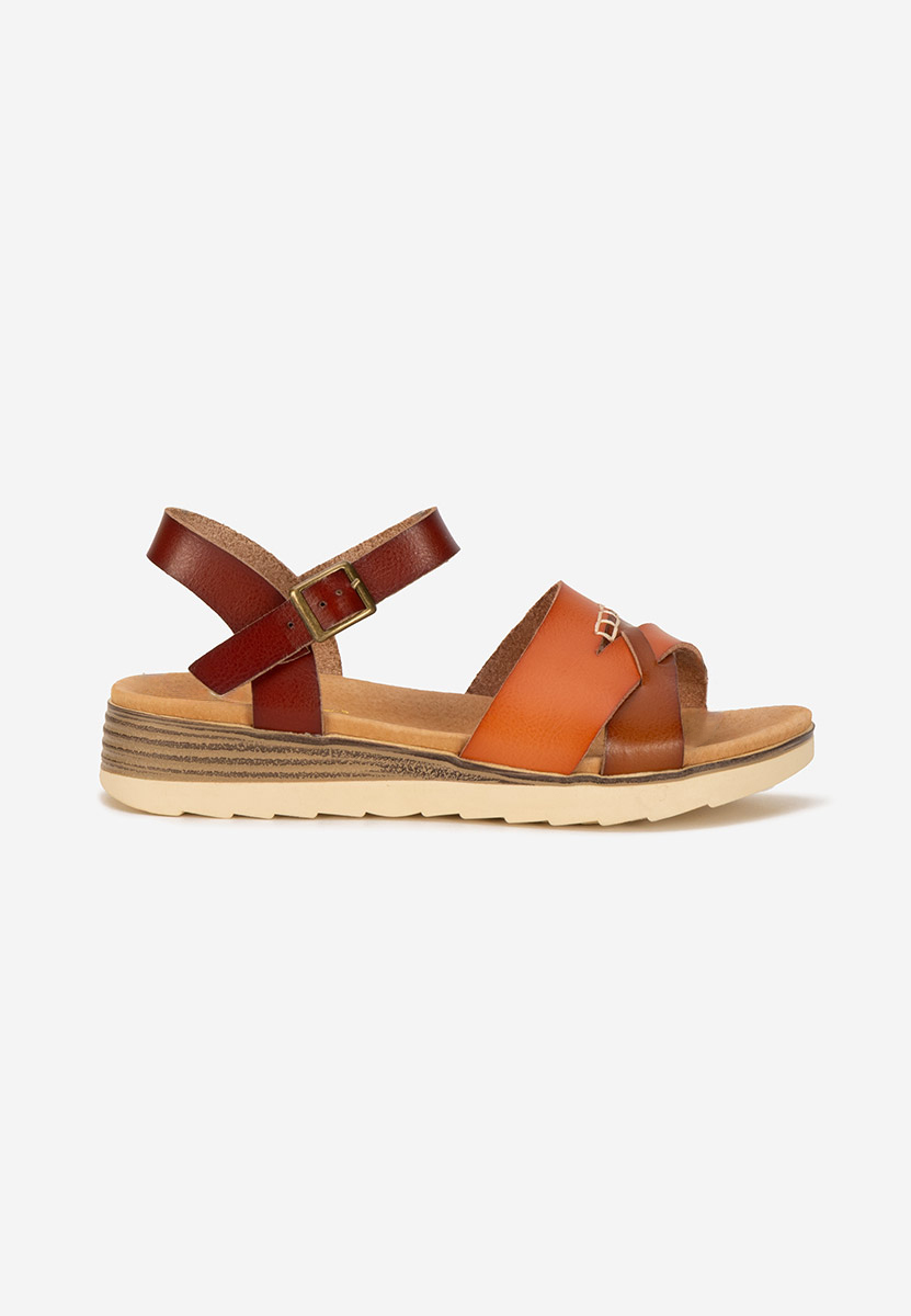 Sandale dama piele Izalya maro