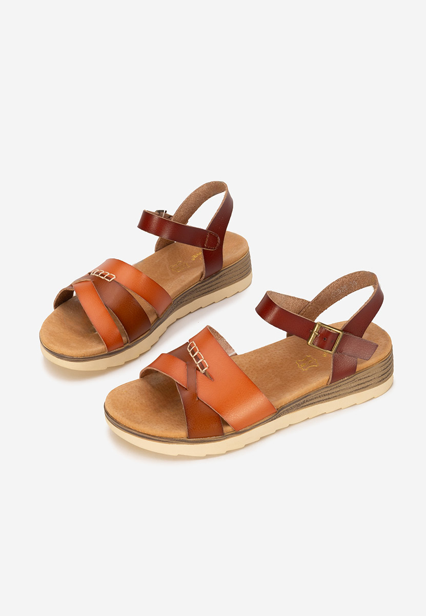 Sandale dama piele Izalya maro