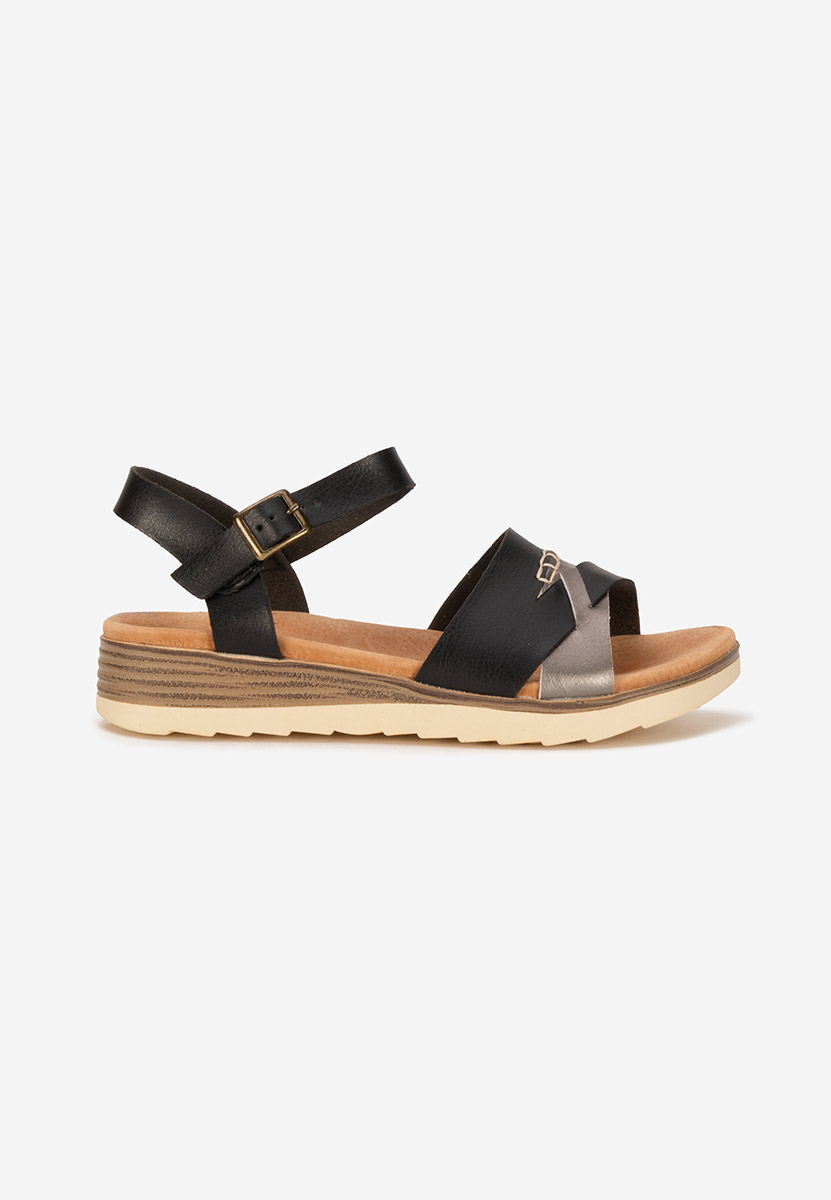 Sandale dama piele Izalya negre