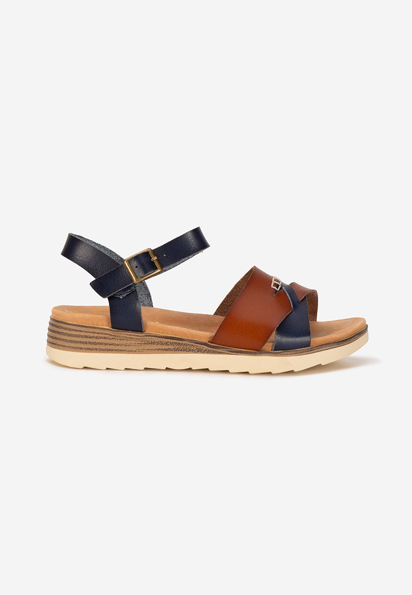 Sandale dama piele Izalya navy