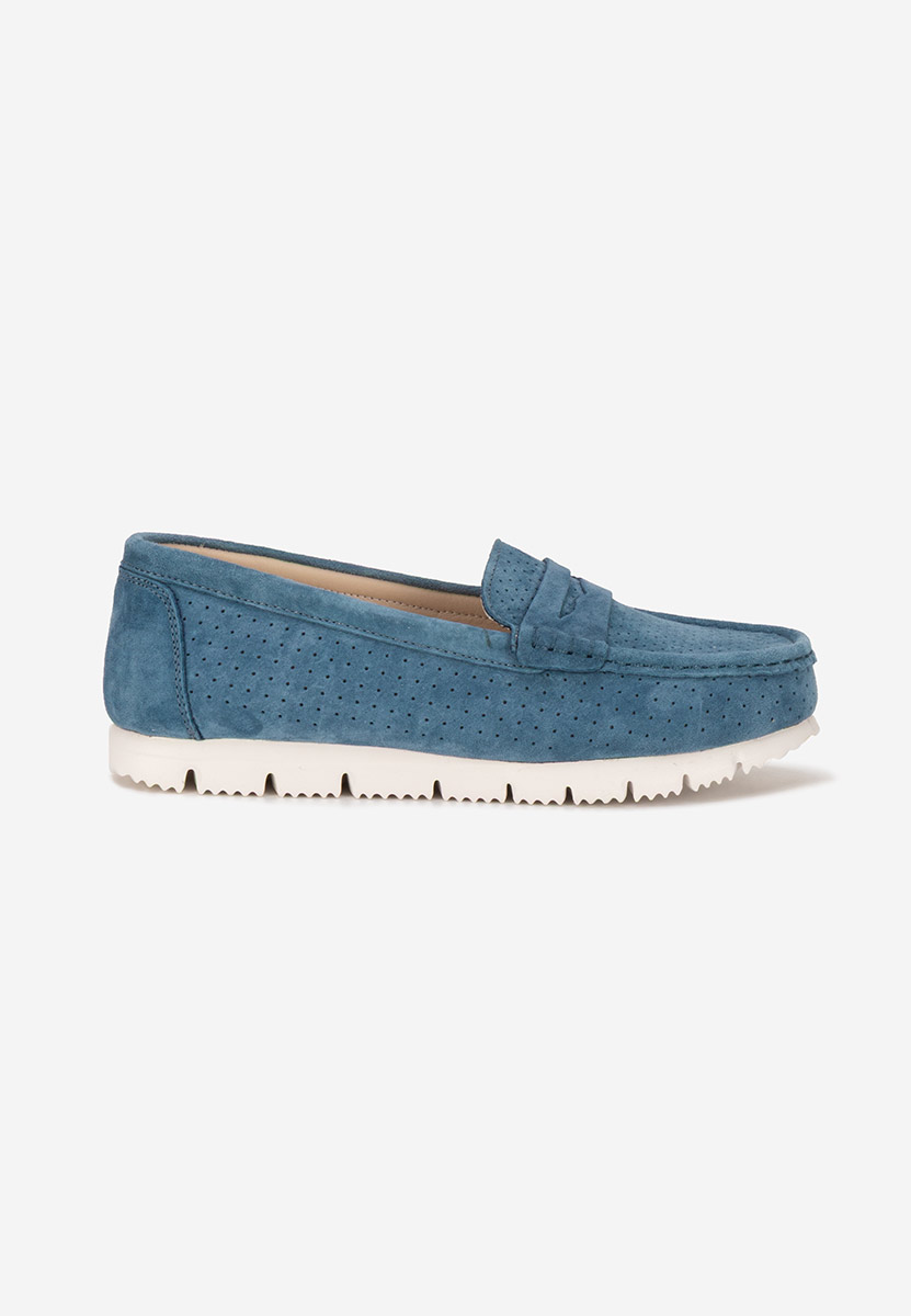 Mocasini dama piele Valerimia navy