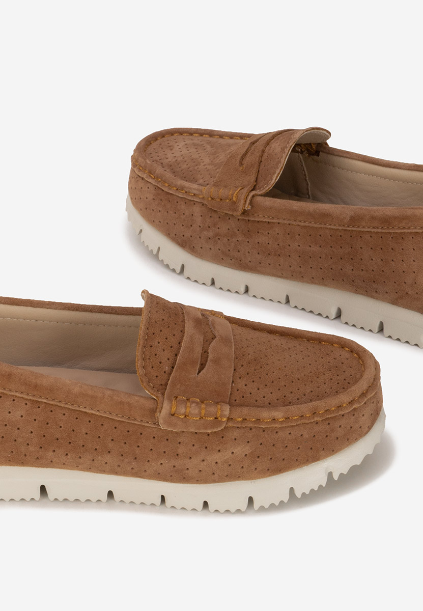Mocasini dama piele Valerimia maro