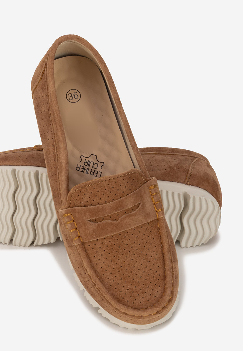 Mocasini dama piele Valerimia maro