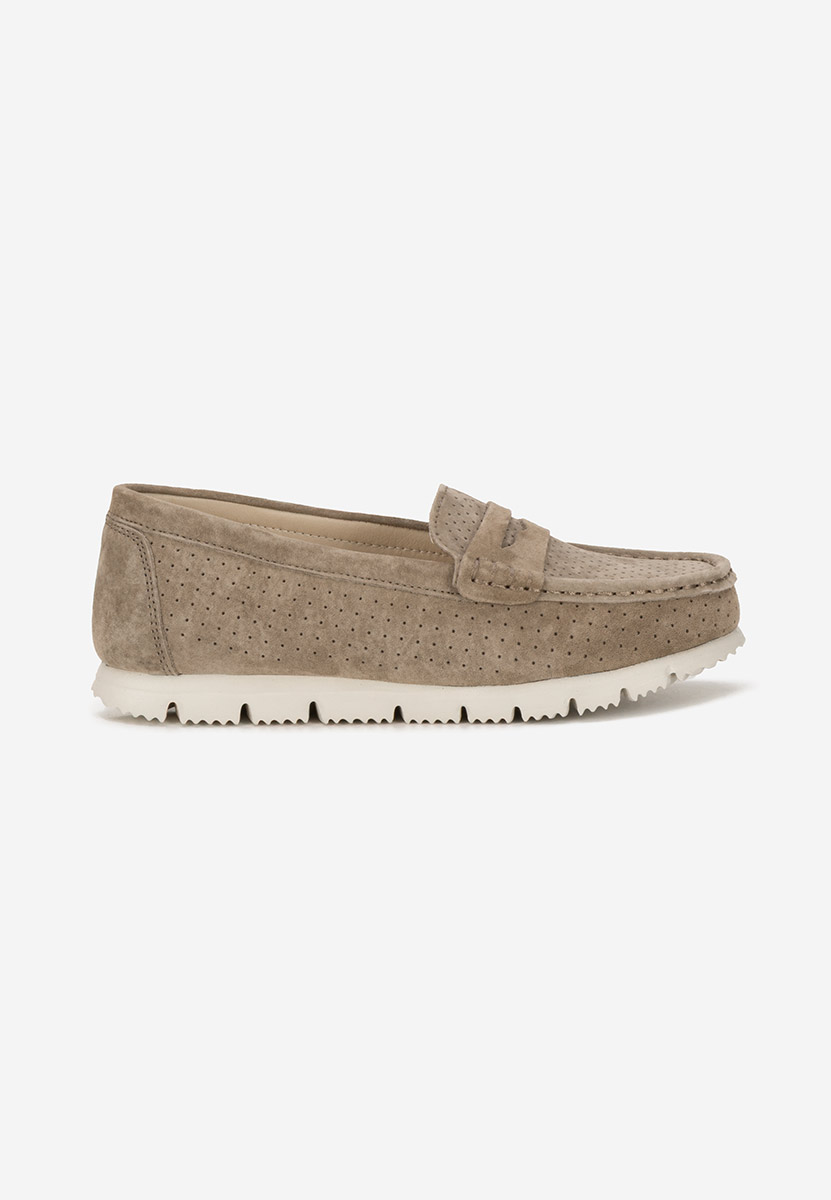 Mocasini dama piele Valerimia V2 bej