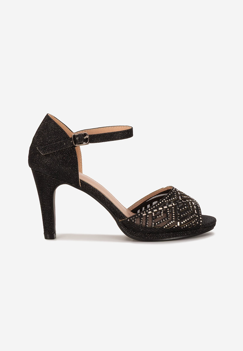 Sandale dama elegante Kadeia negre