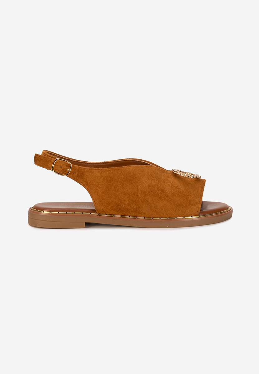 Sandale cu talpa joasa Olivera camel