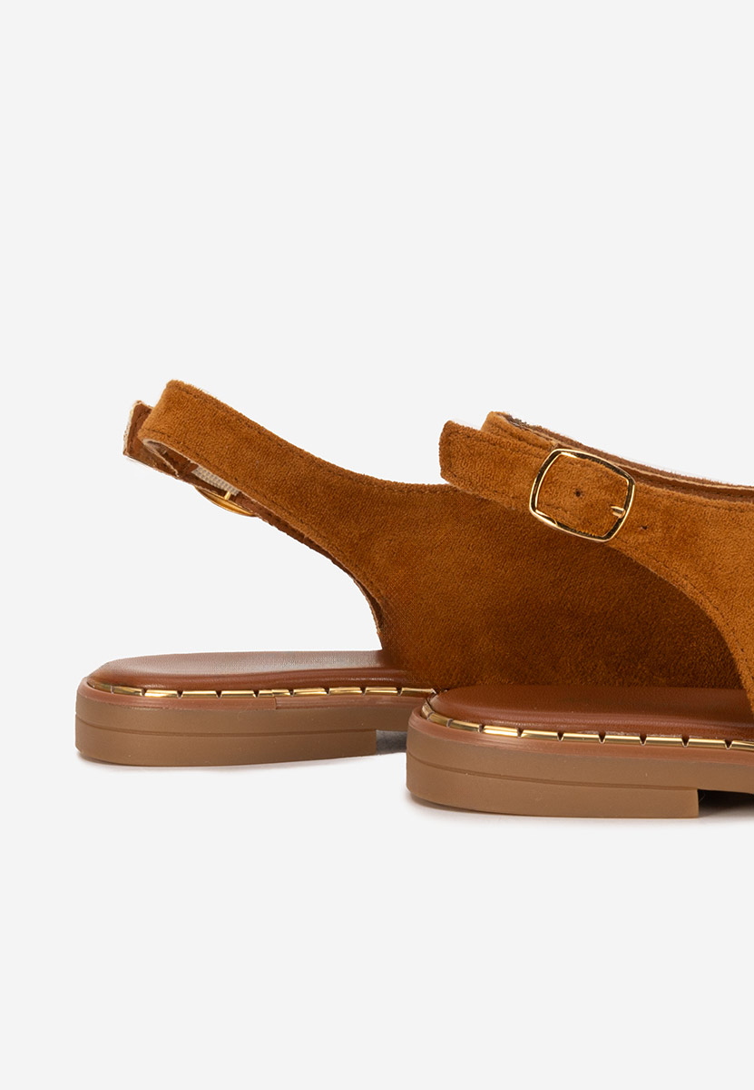 Sandale cu talpa joasa Olivera camel