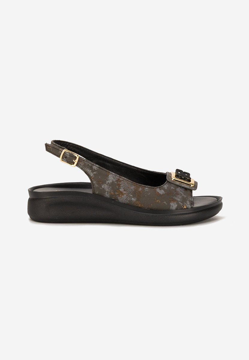 Sandale cu platforma Sendy negre