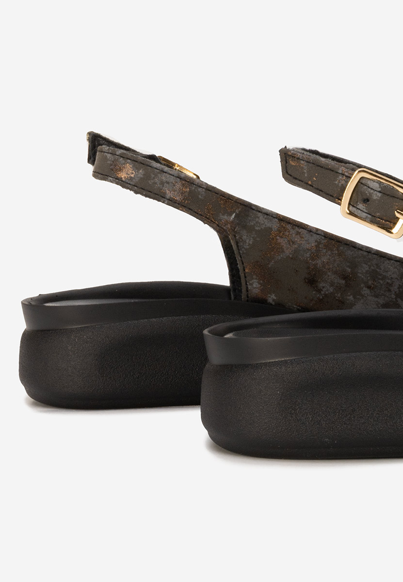 Sandale cu platforma Sendy negre