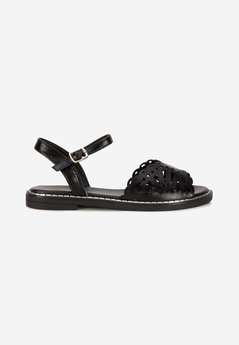 Sandale cu talpa joasa Arasela negre