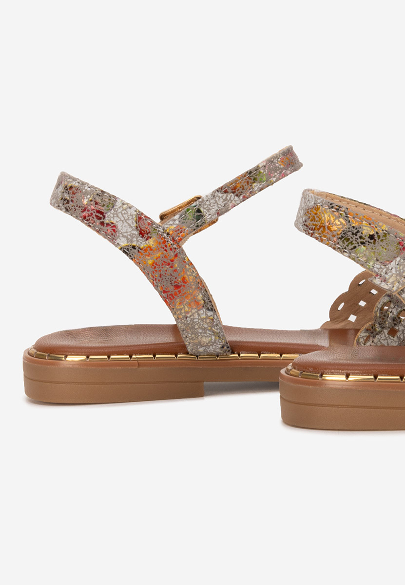Sandale cu talpa joasa Arasela multicolore