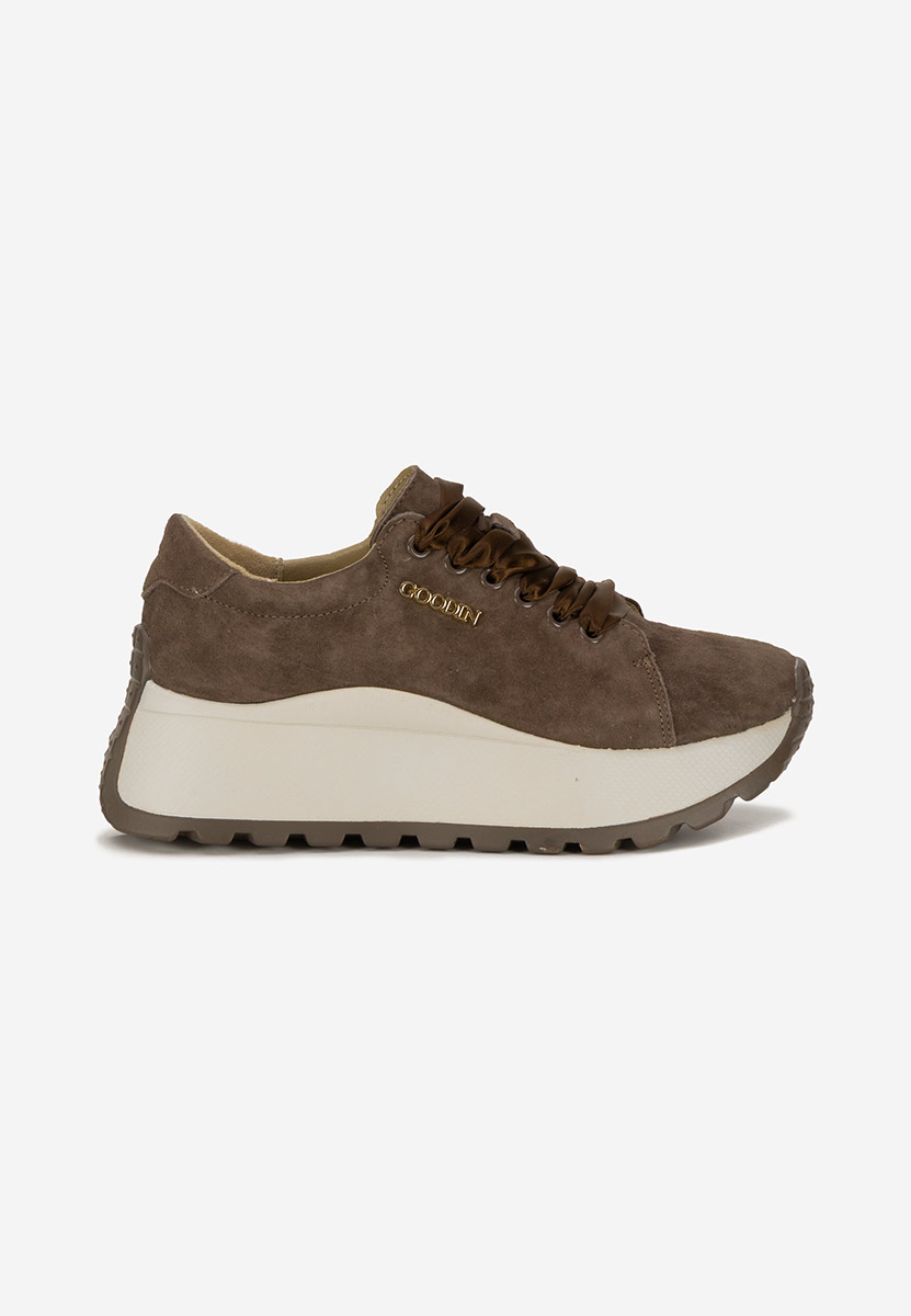 Sneakers dama piele Gonelia V2 maro
