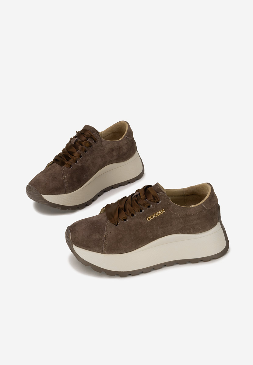 Sneakers dama piele Gonelia V2 maro