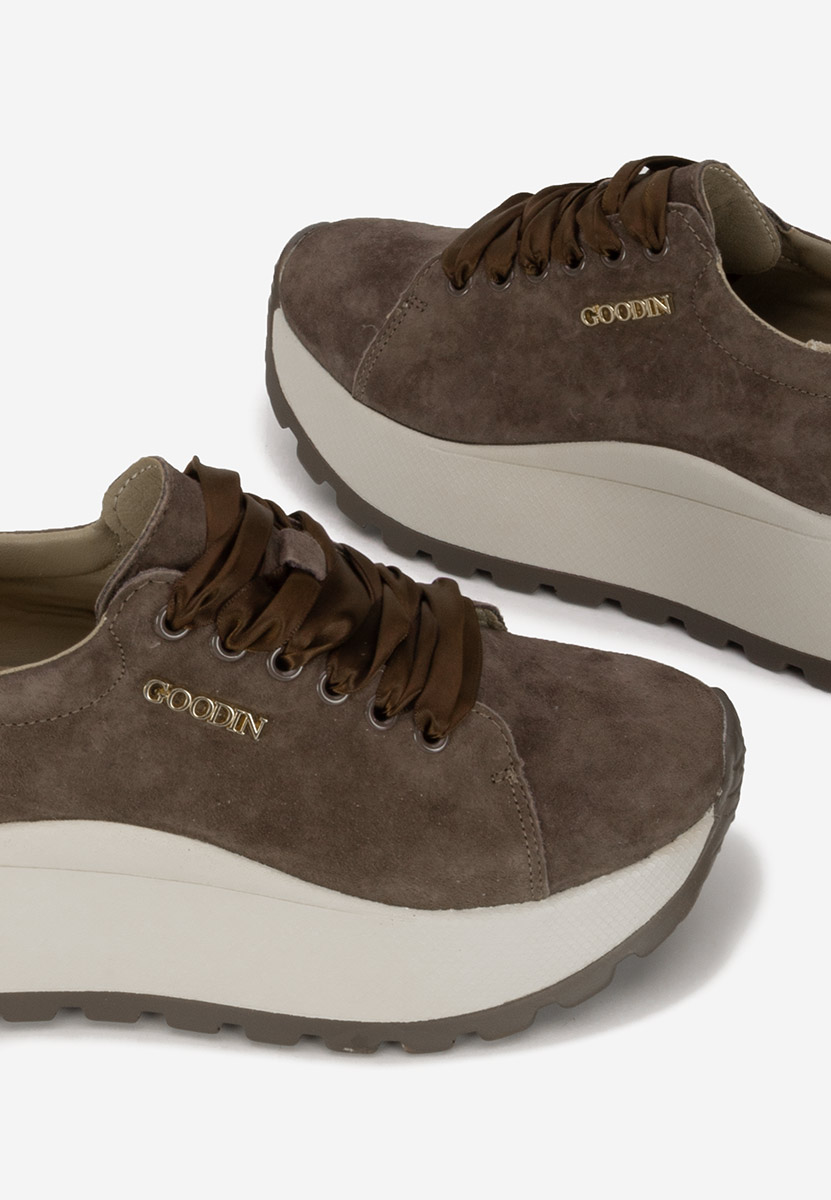 Sneakers dama piele Gonelia V2 maro