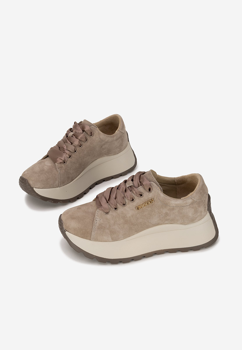 Sneakers dama piele Gonelia maro