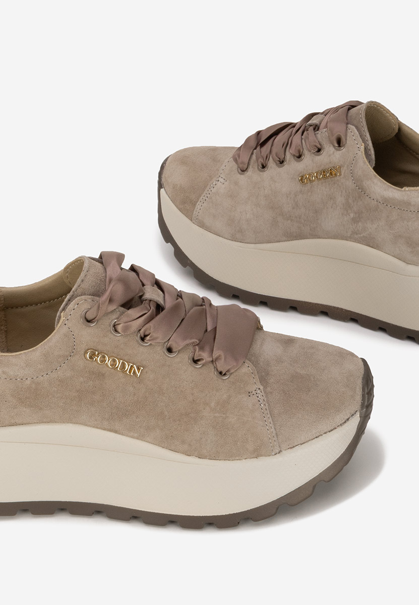 Sneakers dama piele Gonelia maro