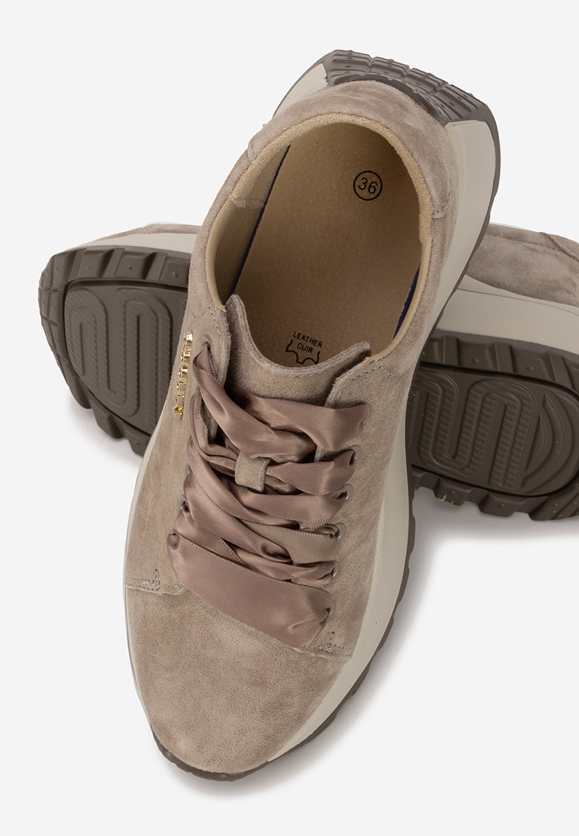 Sneakers dama piele Gonelia maro