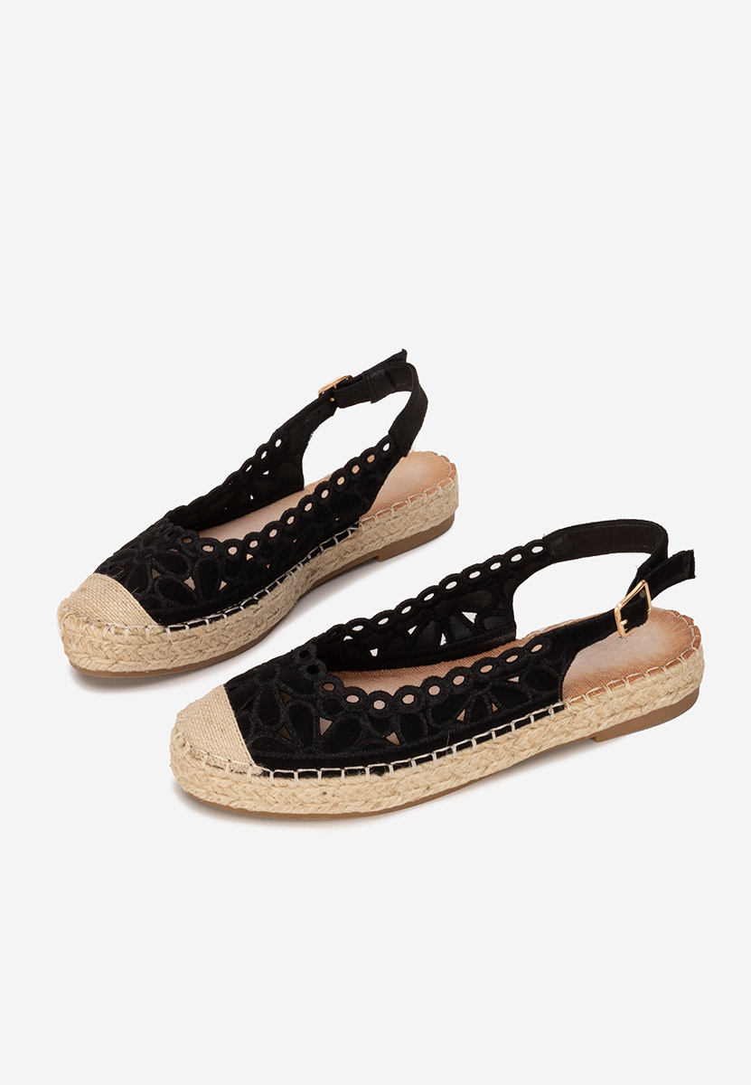 Espadrile dama Latoria negri