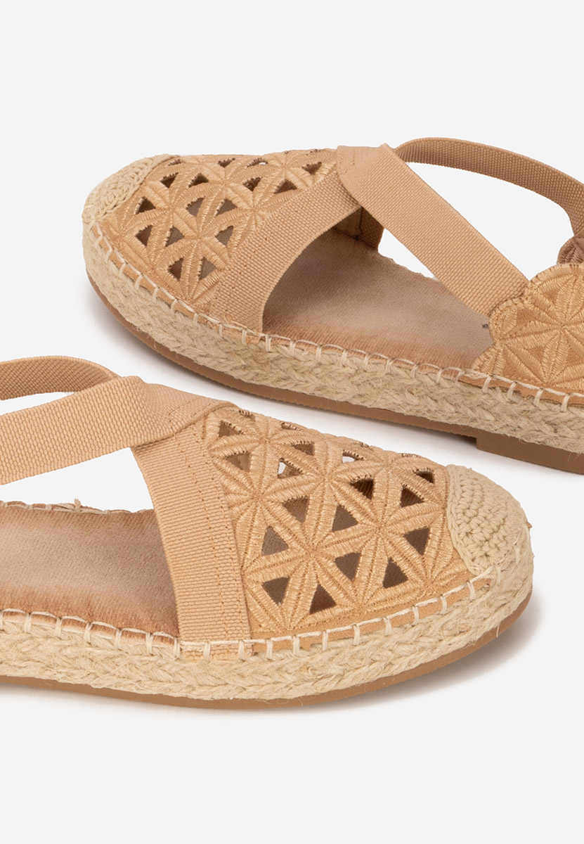 Espadrile dama Feliania camel