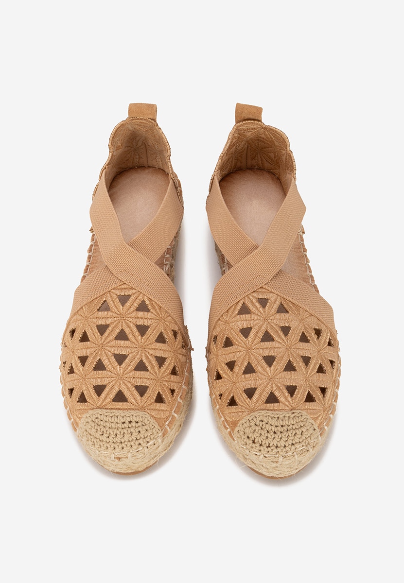 Espadrile dama Feliania camel
