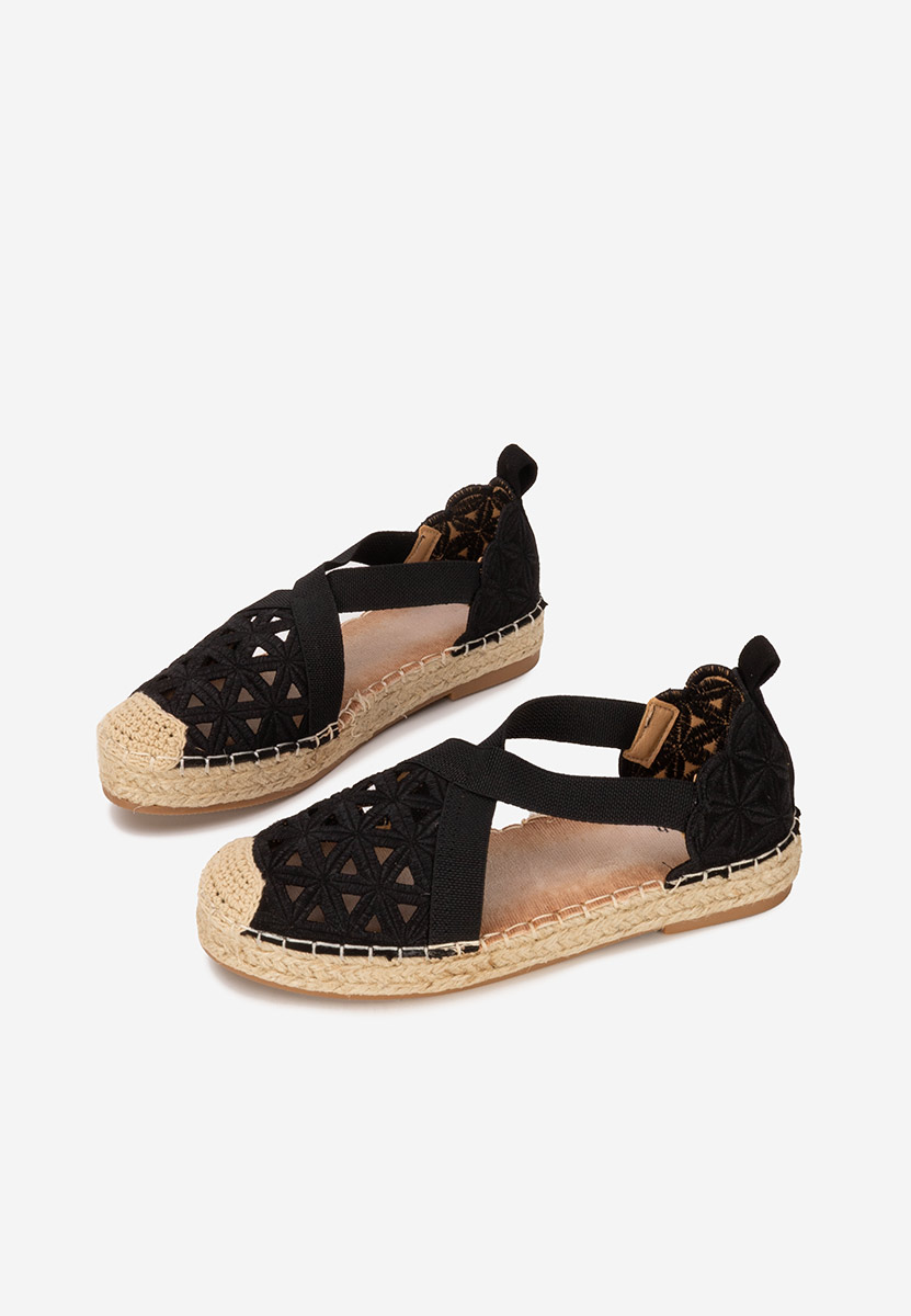 Espadrile dama Feliania negre