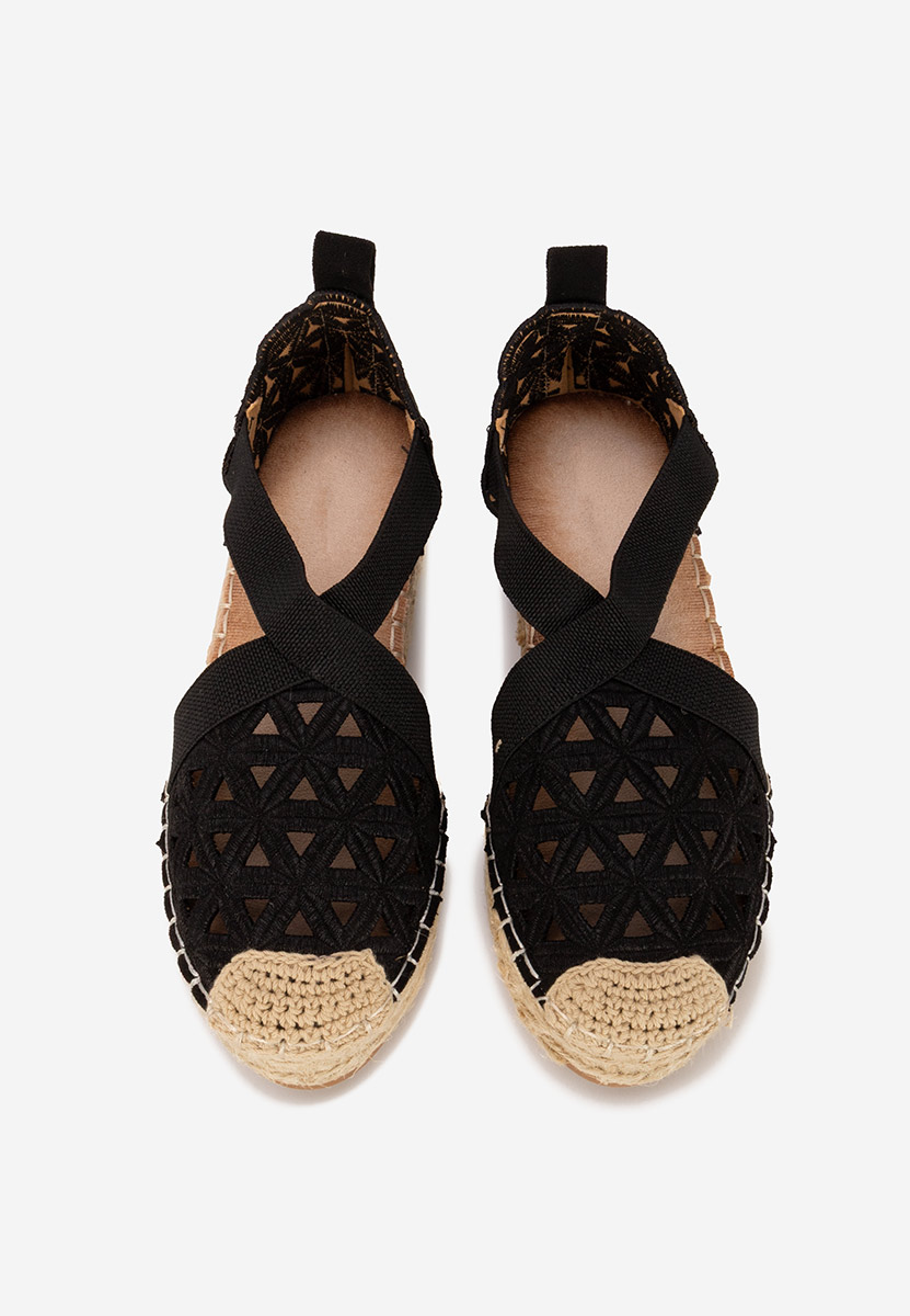 Espadrile dama Feliania negre