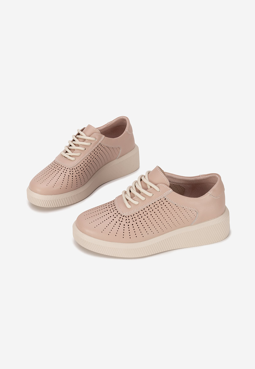 Sneakers dama piele Oleiana roz