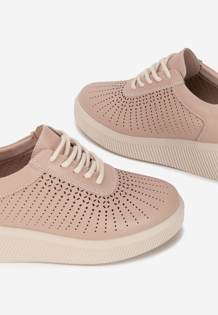Sneakers dama piele Oleiana roz