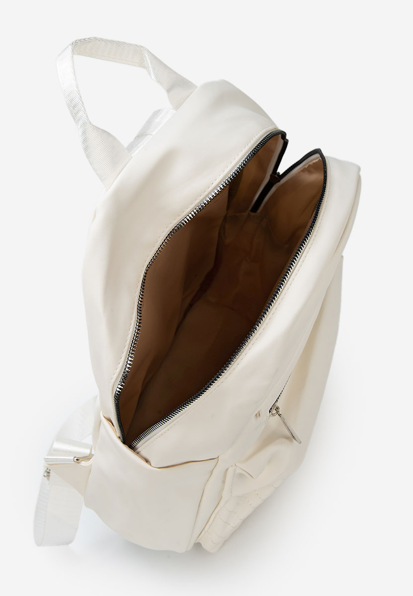 Rucsac dama Rosaluna alb