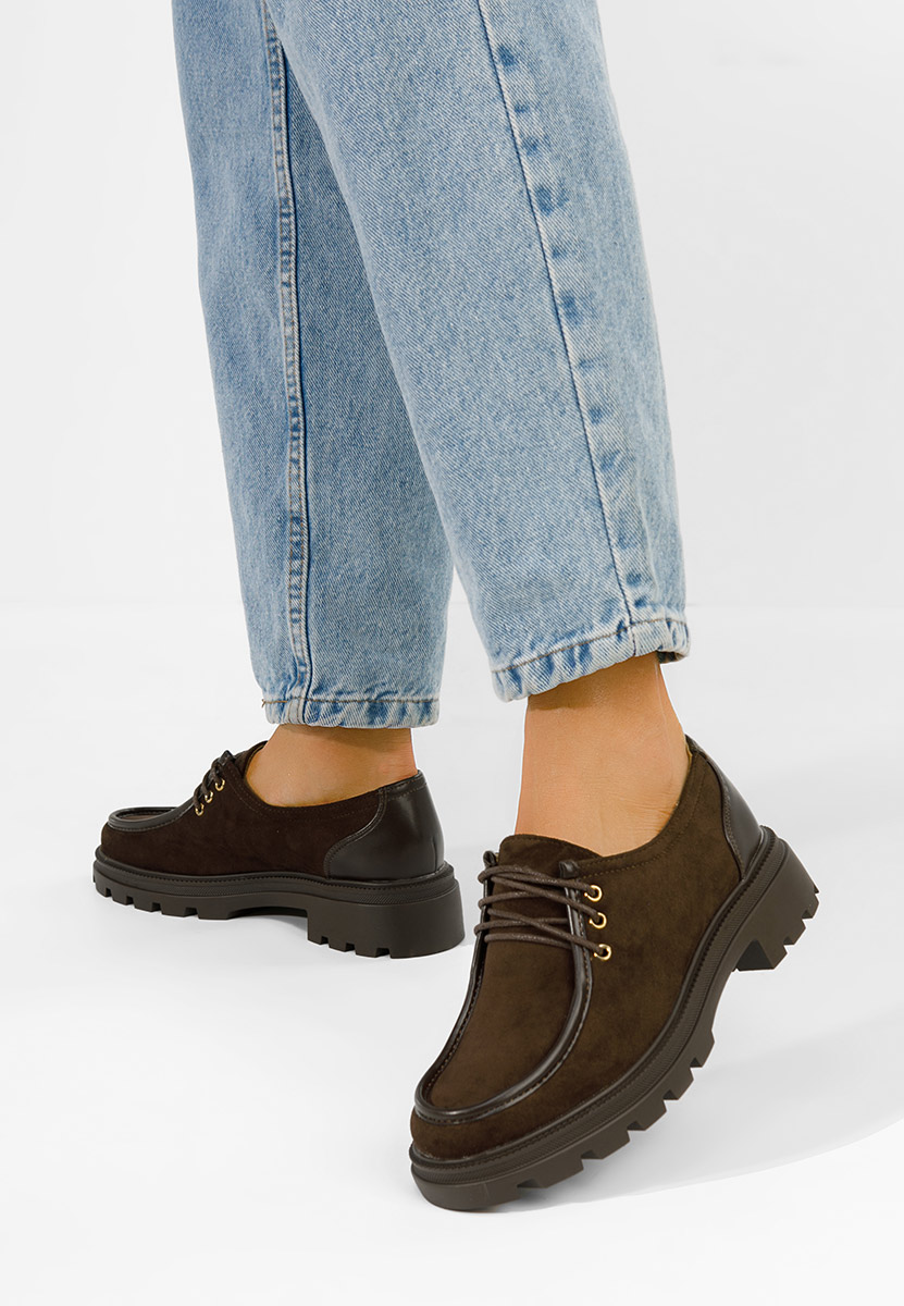 Pantofi casual dama Seliora maro