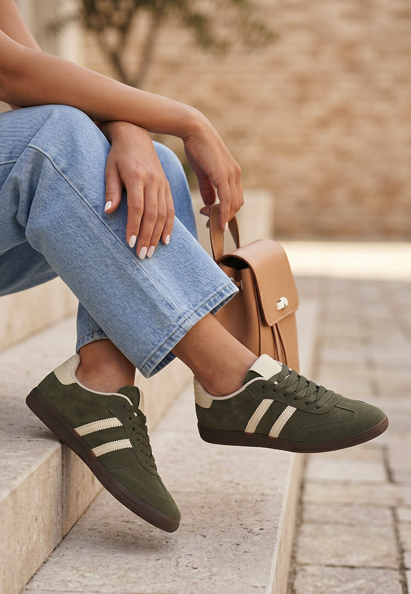 Sneakers dama Irenya verzi