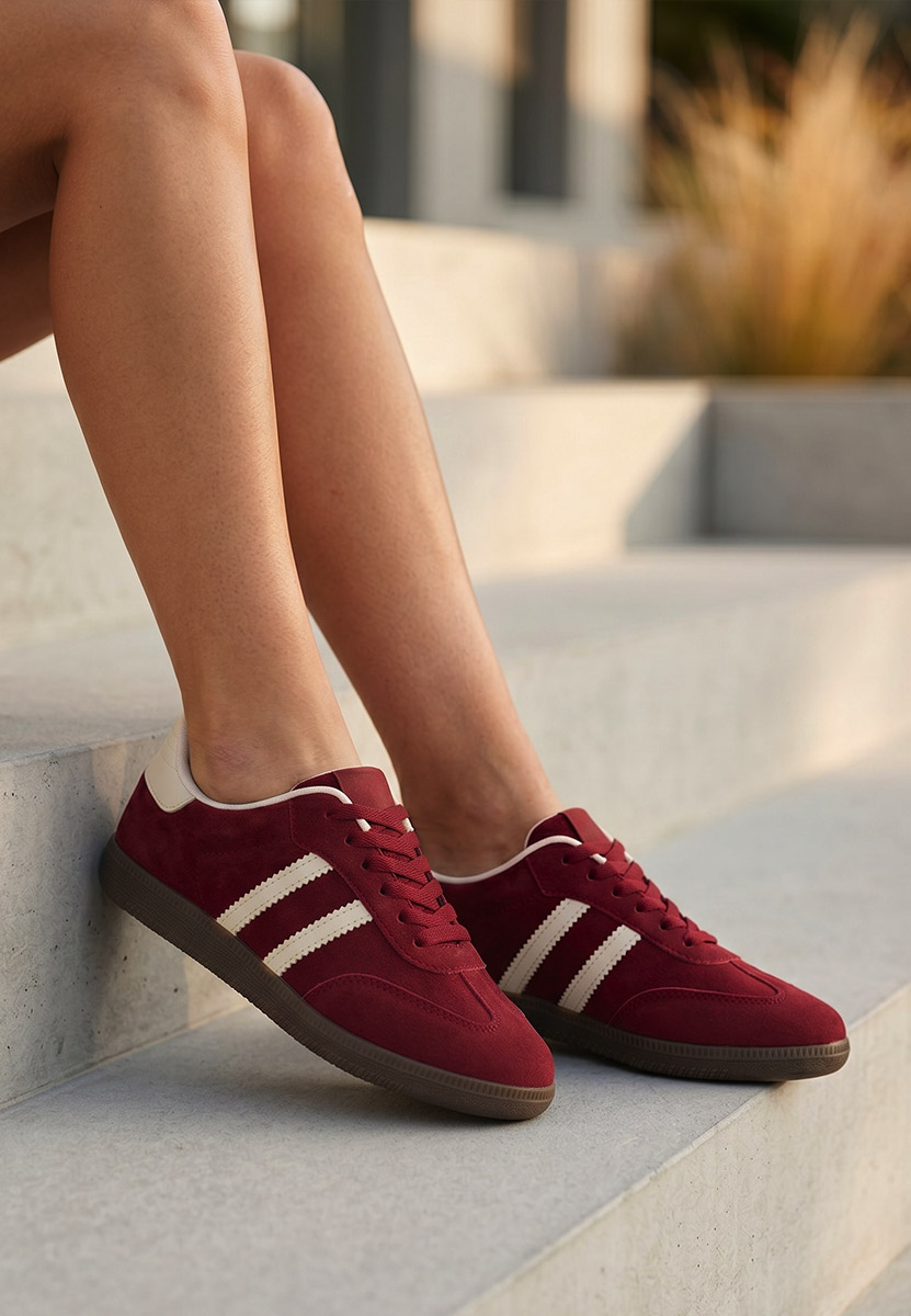 Sneakers dama Irenya grena