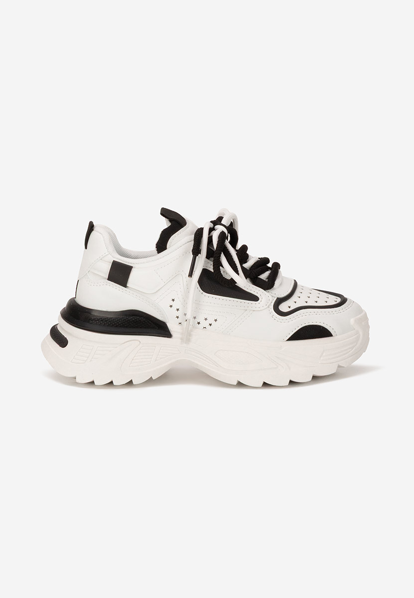 Sneakers cu platforma Dorathy V2 albi