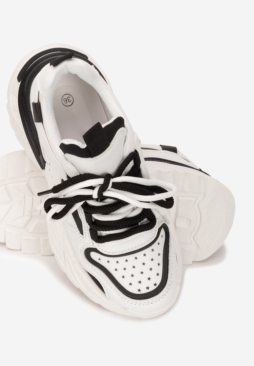 Sneakers cu platforma Dorathy V2 albi