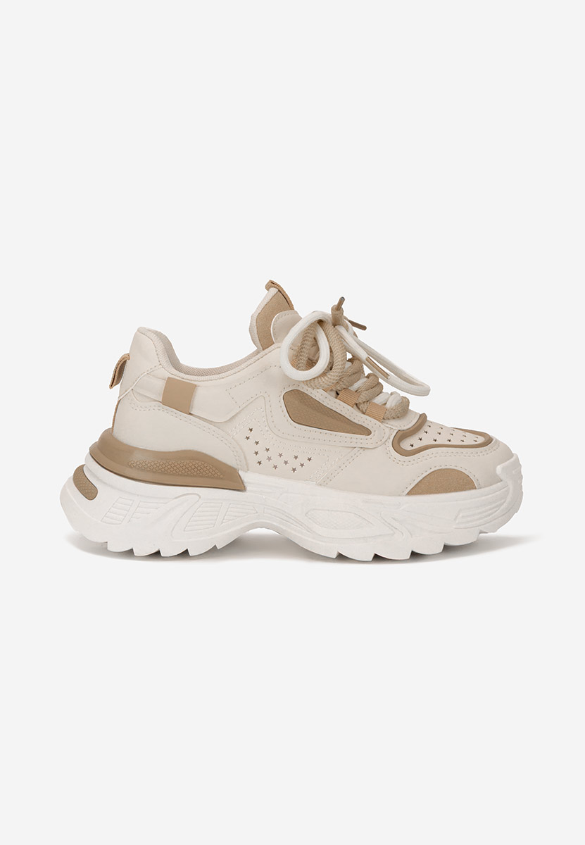 Sneakers cu platforma Dorathy bej