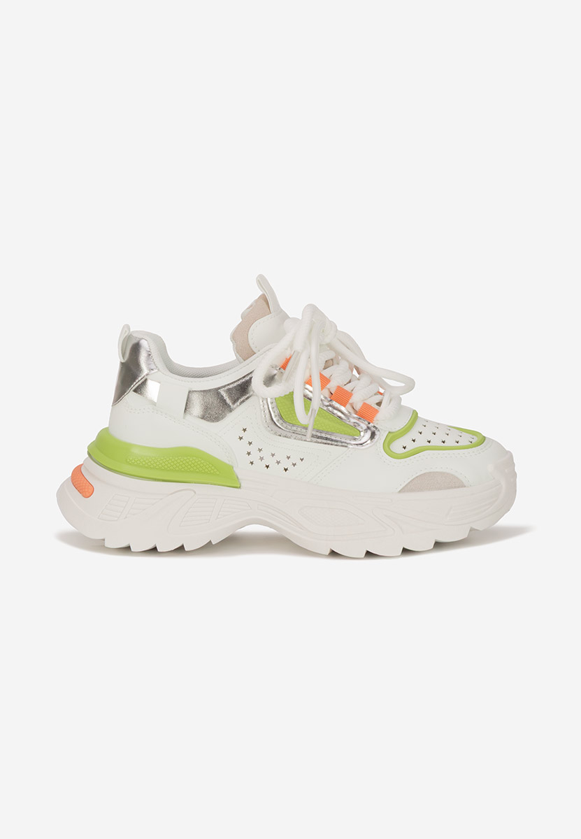 Sneakers cu platforma Dorathy V3 albi