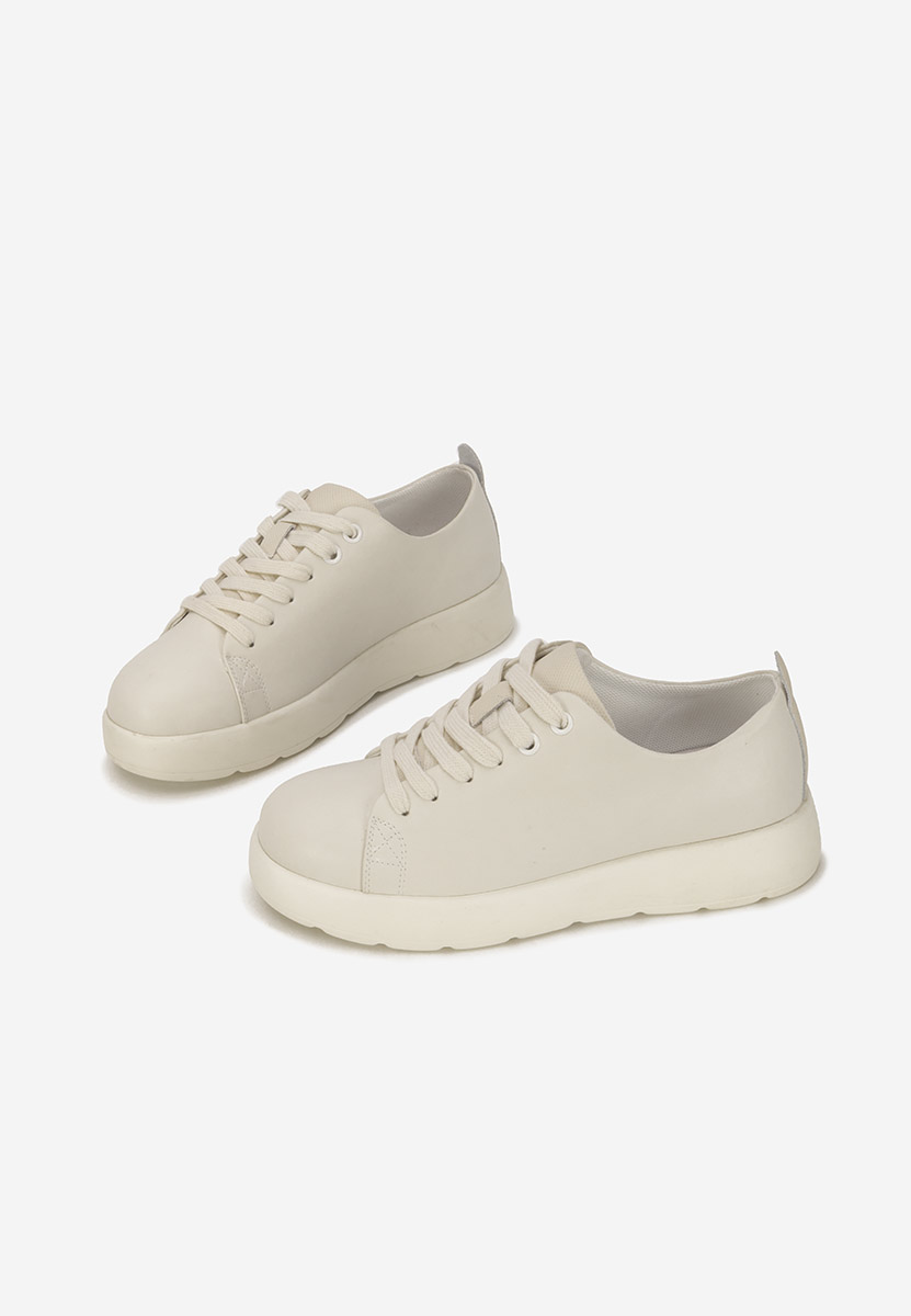 Sneakers dama piele Rocsana albi