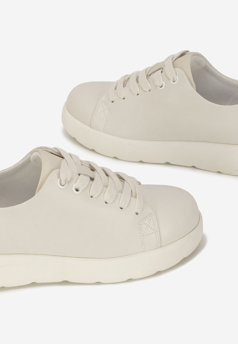 Sneakers dama piele Rocsana albi