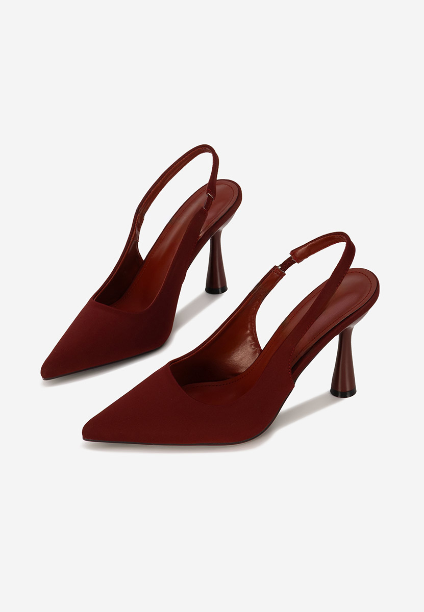 Slingback Anabela grena