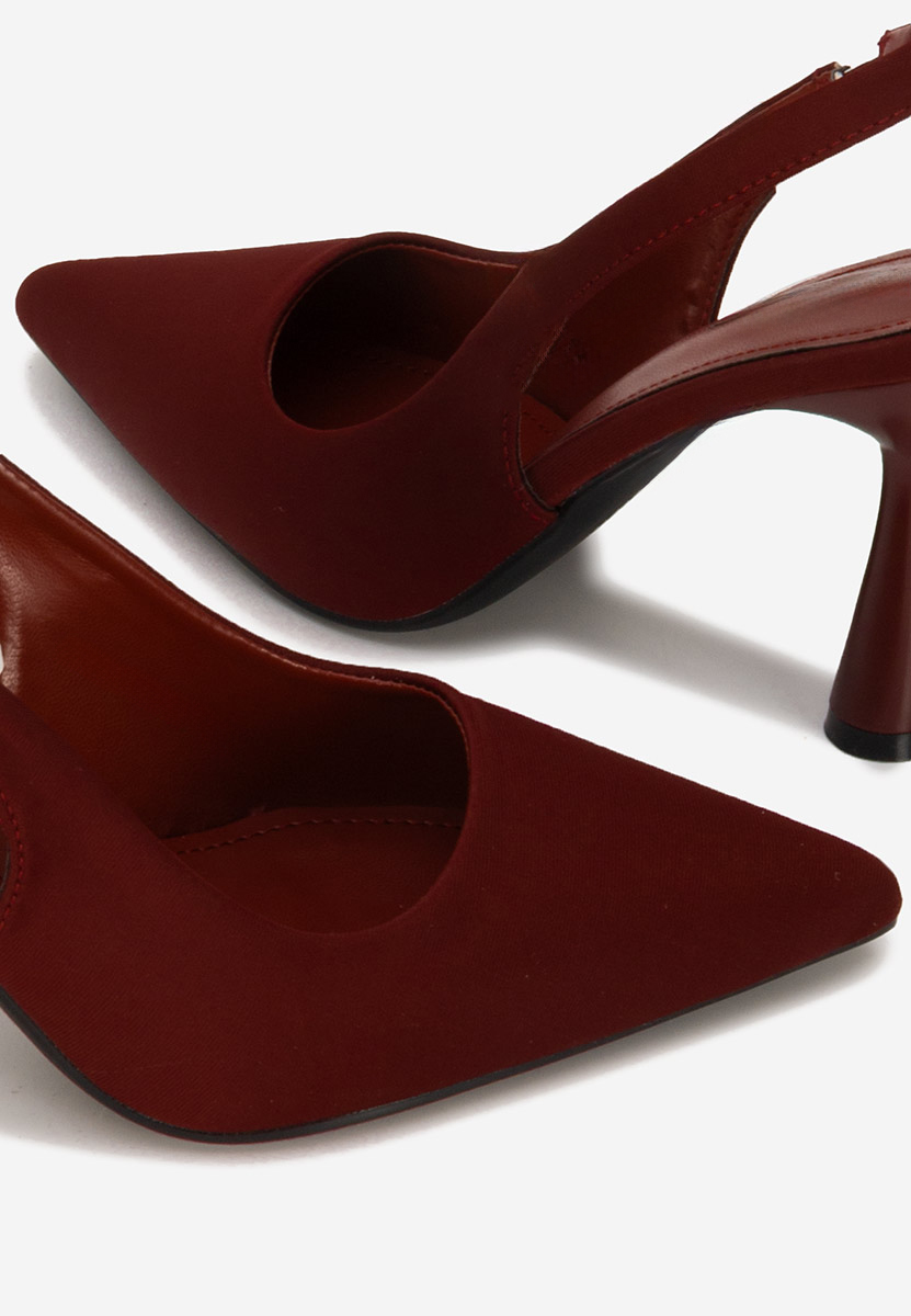 Slingback Anabela grena
