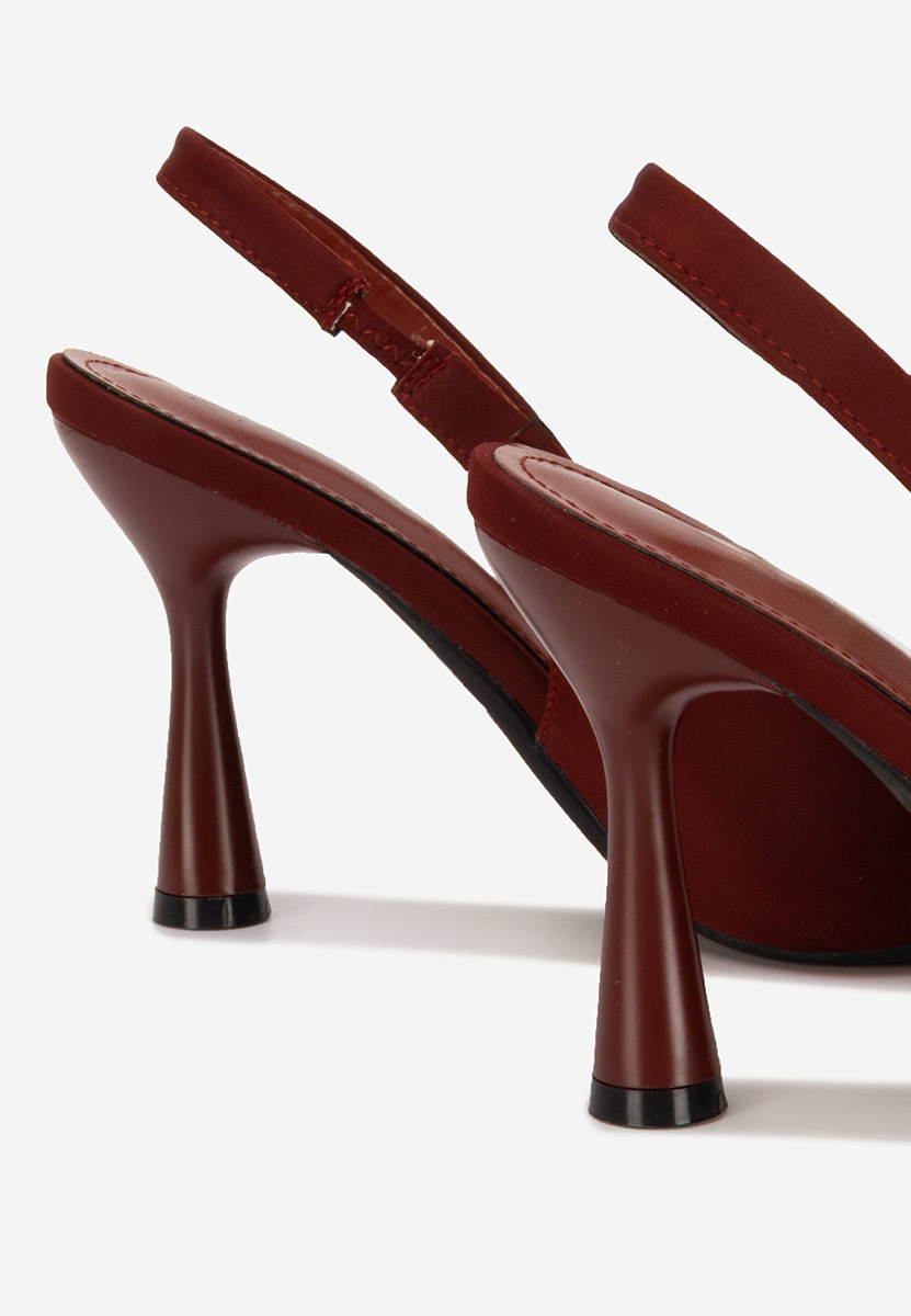 Slingback Anabela grena