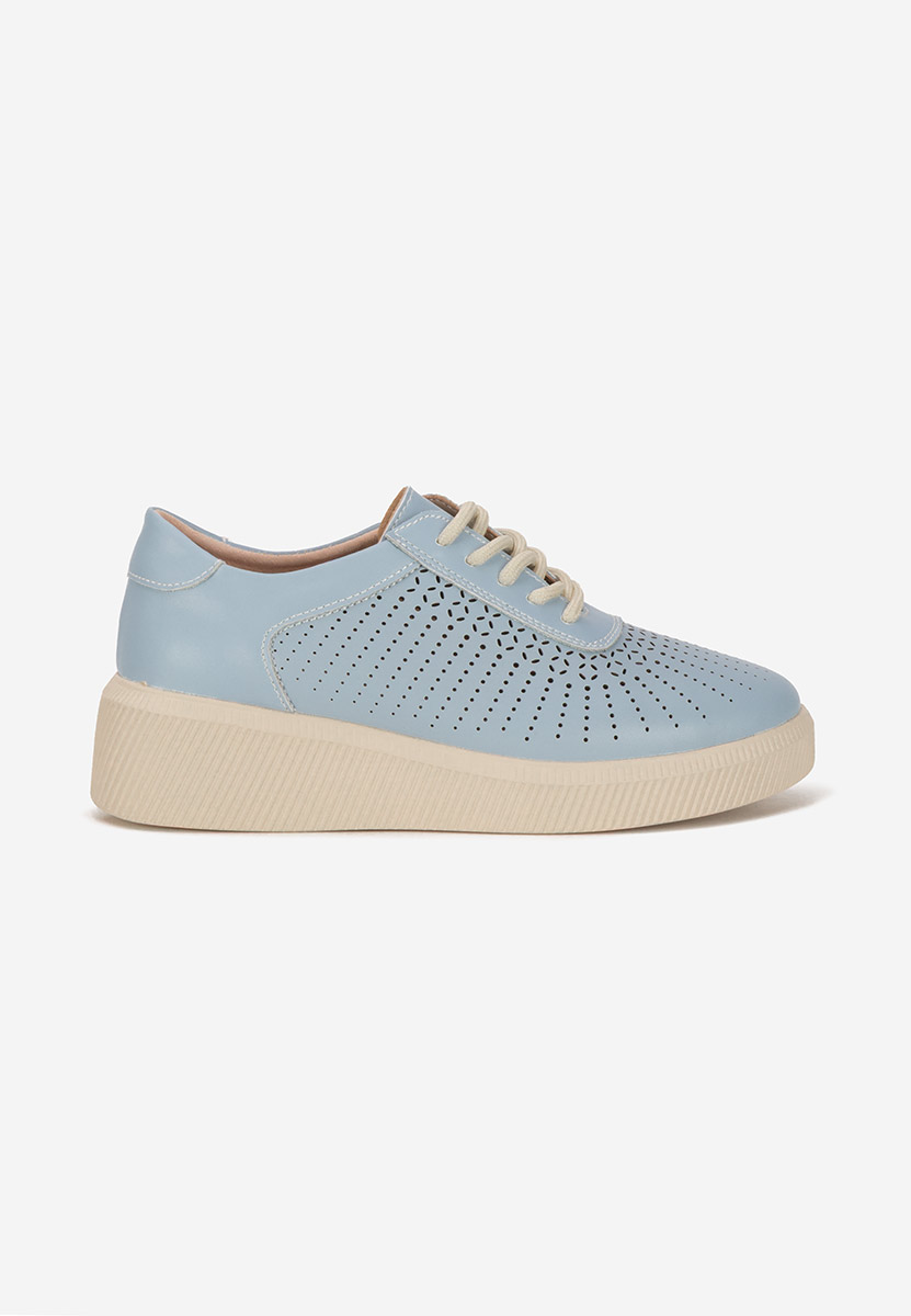 Sneakers dama piele Oleiana albastri