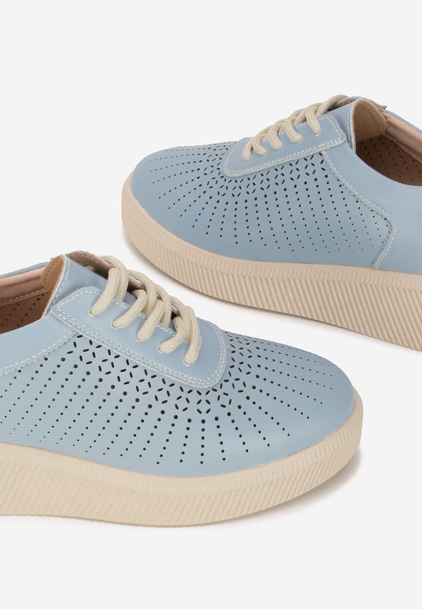Sneakers dama piele Oleiana albastri