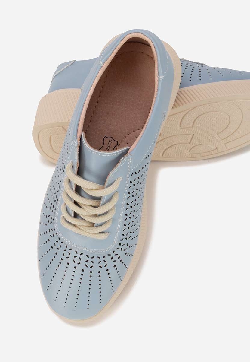 Sneakers dama piele Oleiana albastri